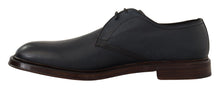Load image into Gallery viewer, Dolce & Gabbana Elegant Blue Leather Lace-Up Dress Shoes