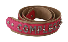 Load image into Gallery viewer, Dolce & Gabbana Pink Leather Shoulder Strap with Silver Details