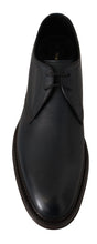 Load image into Gallery viewer, Dolce & Gabbana Elegant Blue Leather Lace-Up Dress Shoes