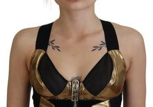 Load image into Gallery viewer, Dolce & Gabbana Elegant Cropped Top with Front Zipper