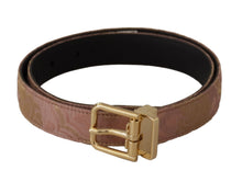 Load image into Gallery viewer, Dolce & Gabbana Chic Rose Pink Leather Belt with Logo Buckle