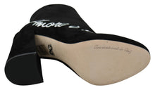 Load image into Gallery viewer, Dolce & Gabbana Embroidered Ankle Boots in Lambskin Suede