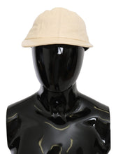 Load image into Gallery viewer, Dolce & Gabbana Elegant White Lambskin Leather Baseball Cap