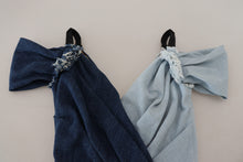 Load image into Gallery viewer, Dolce & Gabbana Two Tone Blue Patchwork Denim Mini Dress