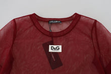 Load image into Gallery viewer, Dolce & Gabbana Maroon Mini Shift Dress - Italian Elegance