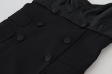 Load image into Gallery viewer, Dolce & Gabbana Elegant Black Sheath A-Line Mini Dress