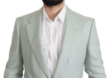 Load image into Gallery viewer, Dolce & Gabbana Elegant Mint Green Silk-Cashmere Blazer