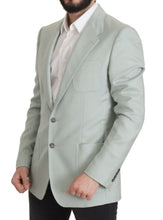 Load image into Gallery viewer, Dolce & Gabbana Elegant Mint Green Silk-Cashmere Blazer
