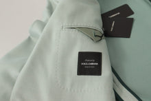 Load image into Gallery viewer, Dolce & Gabbana Elegant Mint Green Silk-Cashmere Blazer