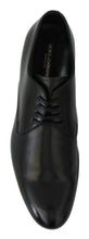 Load image into Gallery viewer, Dolce & Gabbana Elegant Black Leather Derby Shoes