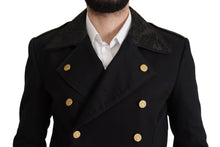 Load image into Gallery viewer, Dolce & Gabbana Elegant Black Double Breasted Jacket