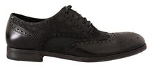Load image into Gallery viewer, Dolce & Gabbana Exotic Leather Brogue Derby Dress Shoes