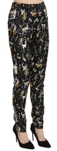 Load image into Gallery viewer, Dolce & Gabbana Elegant High Waist Tapered Silk Pants