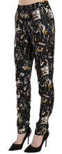 Load image into Gallery viewer, Dolce & Gabbana Elegant High Waist Tapered Silk Pants