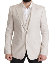 Load image into Gallery viewer, Dolce & Gabbana Elegant Light Gray Silk Blend Suit Jacket Set