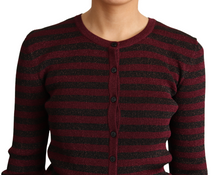 Load image into Gallery viewer, Dolce & Gabbana Elegant Striped Viscose Cardigan