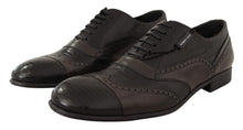 Load image into Gallery viewer, Dolce & Gabbana Elegant Brown Lizard Leather Oxford Shoes