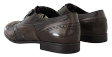 Load image into Gallery viewer, Dolce & Gabbana Elegant Brown Lizard Leather Oxford Shoes