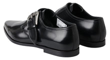 Load image into Gallery viewer, Dolce & Gabbana Elegant Black Leather Monk Strap Shoes