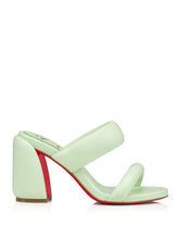 Load image into Gallery viewer, Christian Louboutin Emerald Elegance Leather Mules