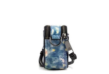 Load image into Gallery viewer, Marc Jacobs The Snapshot bag Watercolor Blue Printed Leather Shoulder Bag Purse