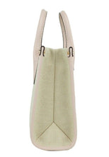 Load image into Gallery viewer, Michael Kors Mirella Small Powder Blush Canvas Shopper Crossbody Handbag Purse