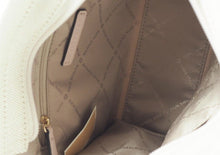 Load image into Gallery viewer, Michael Kors Mirella Small Powder Blush Canvas Shopper Crossbody Handbag Purse