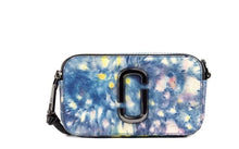 Load image into Gallery viewer, Marc Jacobs The Snapshot bag Watercolor Blue Printed Leather Shoulder Bag Purse