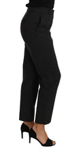 Load image into Gallery viewer, Dolce & Gabbana Chic Black Lace-Up Cropped Trousers