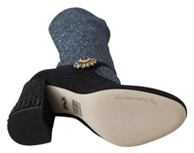 Load image into Gallery viewer, Dolce & Gabbana Glamorous Crystal-Embellished Booties