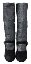 Load image into Gallery viewer, Dolce & Gabbana Glamorous Crystal-Embellished Booties