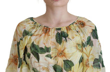 Load image into Gallery viewer, Dolce & Gabbana Elegant Floral Silk Pleated Maxi Dress