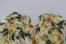 Load image into Gallery viewer, Dolce & Gabbana Elegant Floral Silk Pleated Maxi Dress