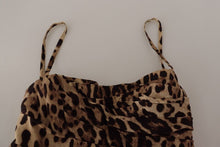 Load image into Gallery viewer, Dolce & Gabbana Elegant Leopard Print Cady Dress