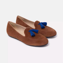 Load image into Gallery viewer, Charles Philip Elegant Suede Tassel Moccasins