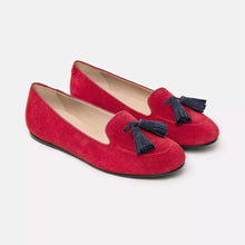 Load image into Gallery viewer, Charles Philip Elegant Suede Tasseled Moccasins