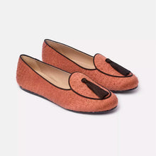 Load image into Gallery viewer, Charles Philip Velvet Tassel Moccasins in Vivid Orange