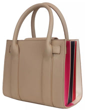 Load image into Gallery viewer, Ungaro Elegant Beige Leather Shoulder Bag with Accordion Design