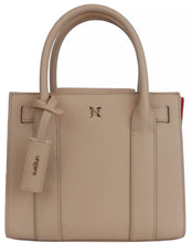 Load image into Gallery viewer, Ungaro Elegant Beige Leather Shoulder Bag with Accordion Design