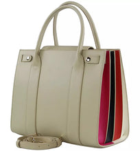 Load image into Gallery viewer, Ungaro Elegant Beige Leather Accordion Shoulder Bag