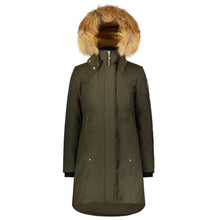 Load image into Gallery viewer, Moose Knuckles Gold-Adorned Stirling Parka with Blue Fox Fur