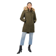 Load image into Gallery viewer, Moose Knuckles Gold-Adorned Stirling Parka with Blue Fox Fur