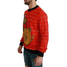 Load image into Gallery viewer, Dolce & Gabbana Crystal Diamond Pig Print Sweater