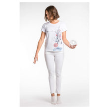 Load image into Gallery viewer, A.Tratti Chic White Stretch Viscose Tee with Exclusive Packaging