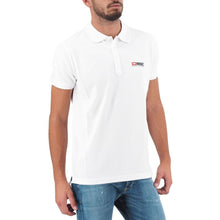 Load image into Gallery viewer, Diesel Elegant White Cotton Polo Shirt with Contrasting Logo