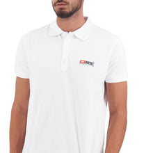 Load image into Gallery viewer, Diesel Elegant White Cotton Polo Shirt with Contrasting Logo