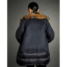 Load image into Gallery viewer, Fay Chic Quilted Down Jacket with Faux Fur Details