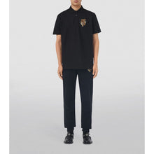 Load image into Gallery viewer, Burberry Elegant Black Cotton Polo Shirt