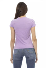 Load image into Gallery viewer, Trussardi Action Elegant Purple Short Sleeve Tee