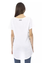 Load image into Gallery viewer, Trussardi Action Chic White Cotton Blend Tee